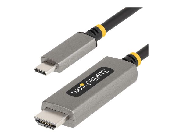 StarTech.com 3ft (1m) USB-C to HDMI Adapter Cable, 8K 60Hz, 4K 144Hz, HDR10, USB Type-C to HDMI 2.1