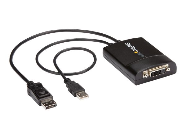 StarTech.com DisplayPort to DVI Adapter - Dual-Link - Active DVI-D Adapter for Your Monitor / Displa