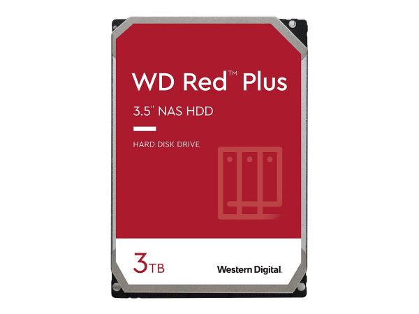 WD Red Plus WD30EFZX - Festplatte - 3 TB - intern - 3.5" (8.9 cm)