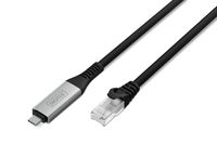 DIGITUS USB-C 3.2 Gen1 - RJ45 Ethernet Kabel, 1Gbit/s, 15m