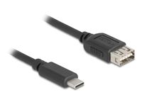Delock USB 2.0 Kabel Type-C Stecker zu EASY Typ-A Buchse - Kabel - Digital/Daten