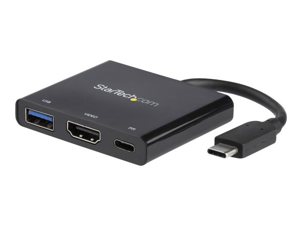 StarTech.com USB-C to HDMI Adapter - 4K 30Hz - Thunderbolt 3 Compatible - with Power Delivery (USB P