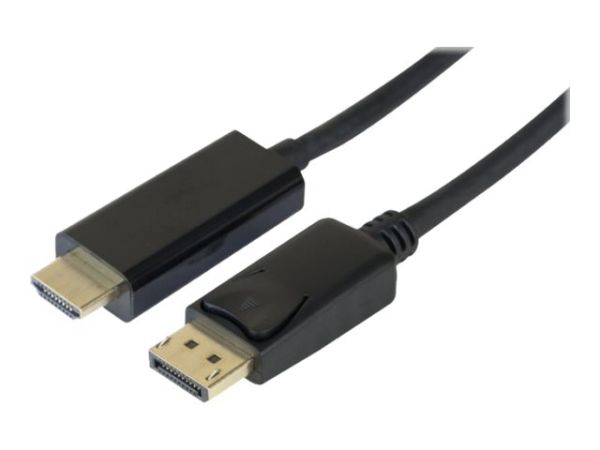 Tecline exertis Connect - Highspeed - Adapterkabel - DisplayPort männlich zu HDMI männlich - 3 m - S