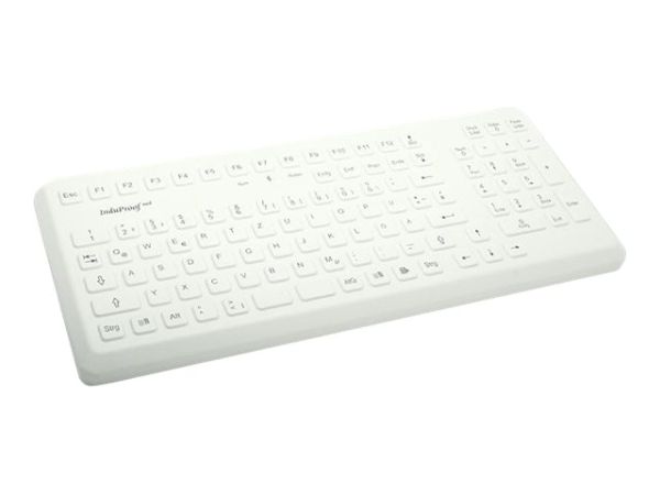 Tastatur TKG-105-MED-IP68-GREY-DE desinfizierbar silikonummantelt IP68