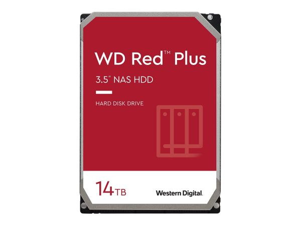 WD Red Plus WD140EFGX - Festplatte - 14 TB - intern - 3.5" (8.9 cm)