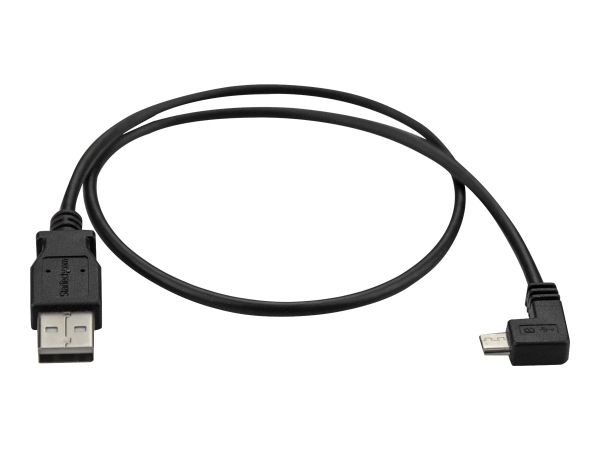 StarTech.com Micro USB Lade- und Sync-Kabel St/St - Rechts gewinkelt Micro-USB - 0,5m - USB-Kabel -