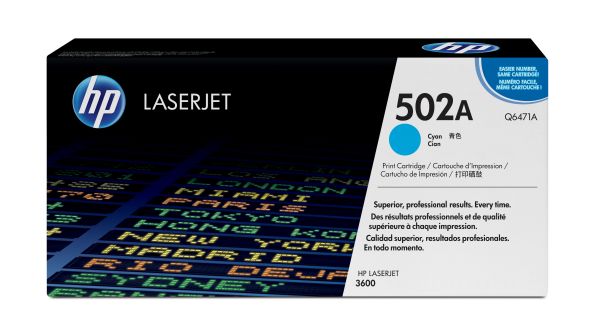 HP Toner Q6471A cyan für HP Color LaserJet 3600/3800