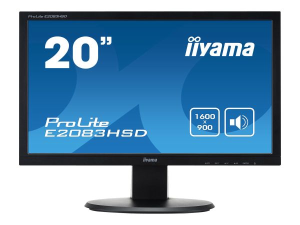 Iiyama ProLite E2083HSD-1 - LED-Monitor - 50.8 cm (20")