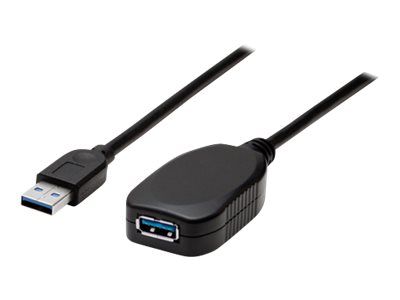 Manhattan USB-A to USB-A Extension Cable, 5m, Male to Female, Active, 5 Gbps (USB 3.2 Gen1 aka USB 3