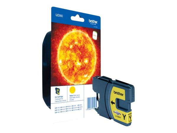 Brother LC980YBP - Gelb - original - Blisterverpackung