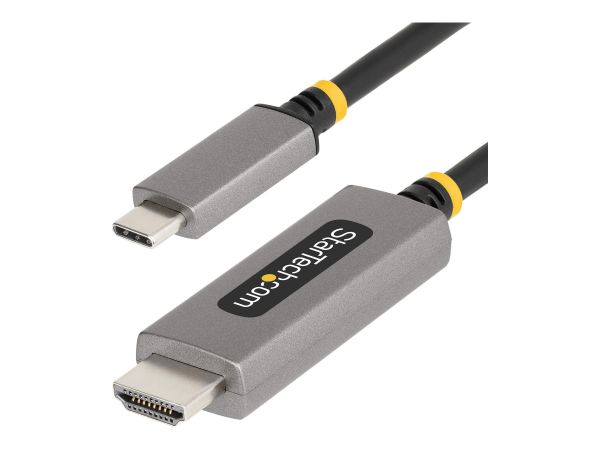 StarTech.com 10ft (3m) USB-C to HDMI Adapter Cable, 8K 60Hz, 4K 144Hz, HDR10, USB Type-C to HDMI 2.1
