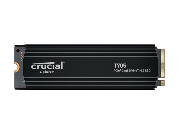 Crucial T705 - SSD - verschlüsselt - 2 TB - intern - M.2 2280 - PCI Express 5.0 (NVMe)
