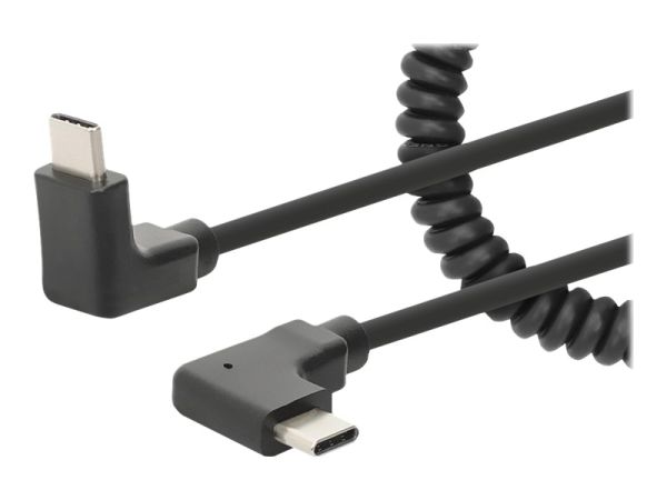 Manhattan USB-C to USB-C Cable, 1m, Male to Male, Black, 480 Mbps (USB 2.0)