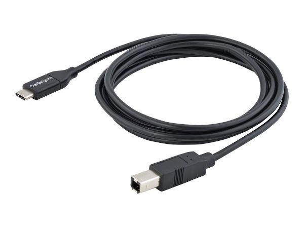 StarTech.com 2m 6ft USB C to USB B Cable - USB 2.0 - USB Type C Printer Cable M/M - USB 2.0 Type-C t