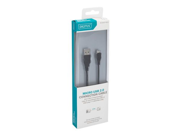 DIGITUS USB 2.0 Anschlusskabel - USB A - Micro B