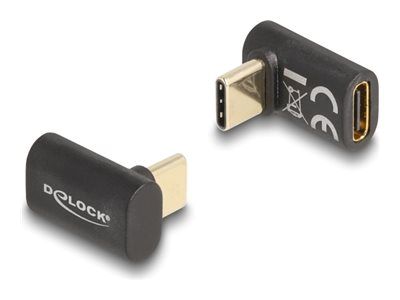 Delock USB-Adapter - 24 pin USB-C (M) gewinkelt zu 24 pin USB-C (W)