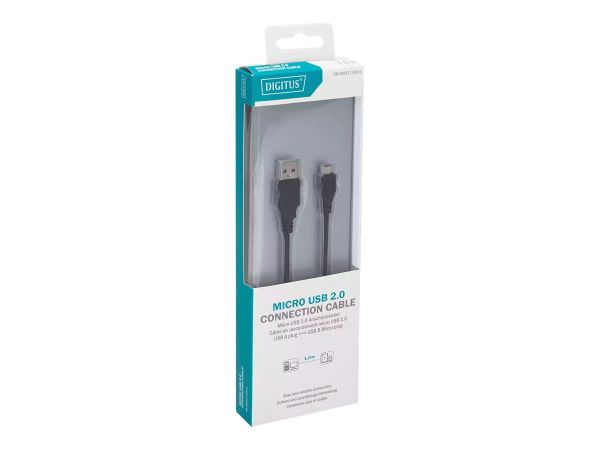 DIGITUS USB-Kabel - USB (M) bis Micro-USB Type B (M)
