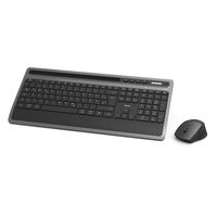 Hama KMW-600 Plus - Volle Größe (100%) - RF Wireless + Bluetooth - QWERTZ - Anthrazit - Schwarz - Ma
