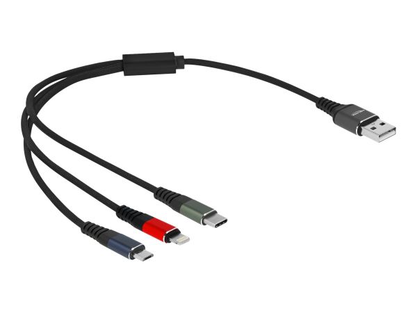 Delock Lightning-Kabel, nur zum Aufladen - USB männlich zu Micro-USB Typ B, Lightning, 24 pin USB-C