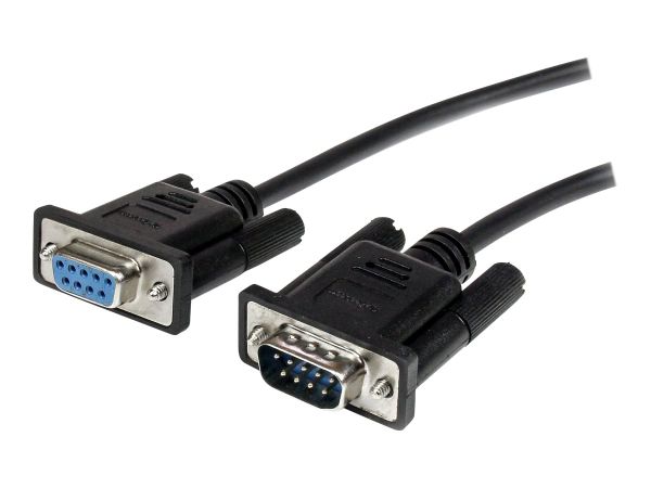 StarTech.com 1m DB9 Seriell RS232 Verlängerungskabel - RS 232 DB-9 Kabel Verlängerung- DB 9 (Stecker