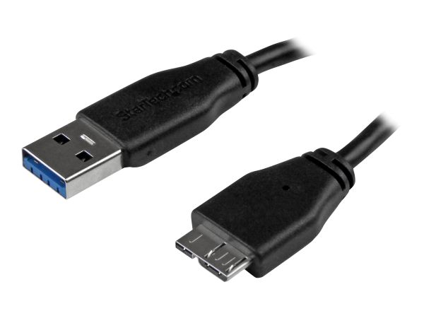 StarTech.com 15cm schlankes SuperSpeed USB 3.0 A auf Micro B Kabel - St/St - USB 3.0 Anschlusskabel