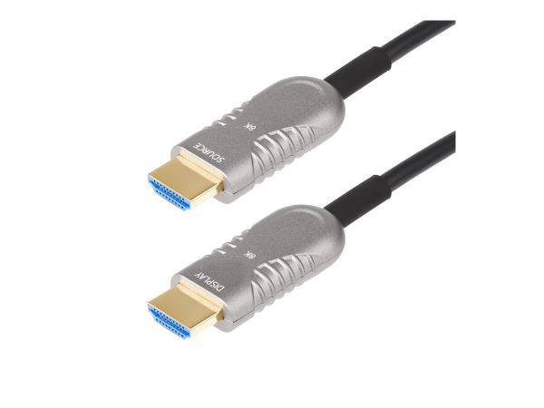 StarTech.com 30ft (9.1m) HDMI 2.1 Hybrid Active Optical Cable (AOC)