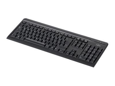 Fujitsu KB410 - Tastatur - USB - Deutsch - Schwarz