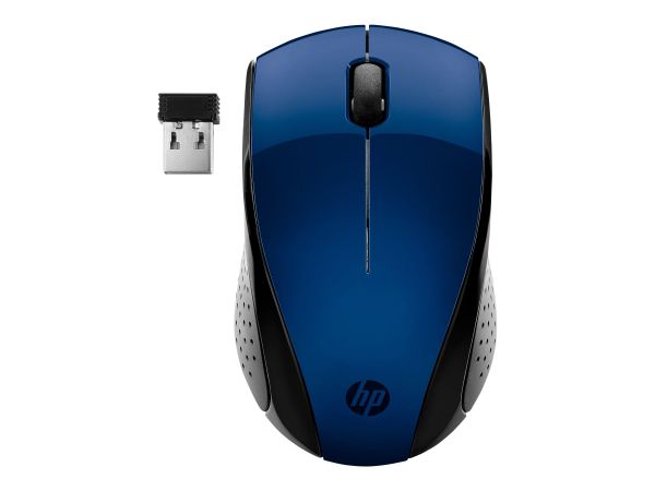 HP 220 - Maus - optisch - 3 Tasten - kabellos - 2.4 GHz - kabelloser Empfänger (USB)