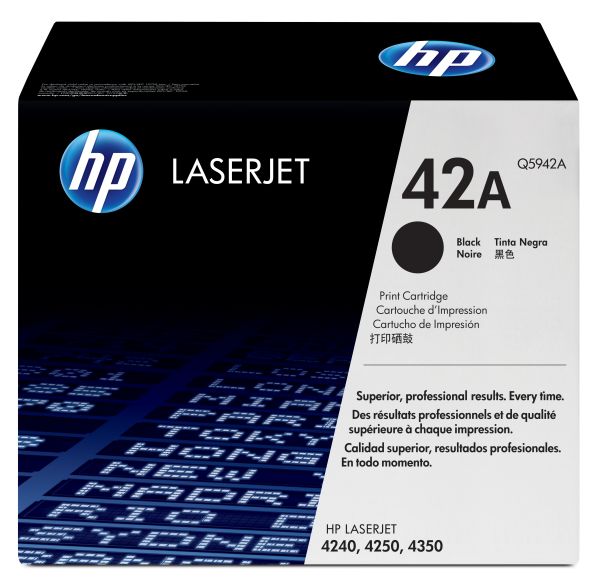 HP Toner Q5942A schwarz für HP LaserJet 4250/4350 Serie ca.10.000 Seiten