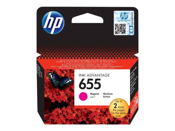 HP 655 - Magenta - Original - Tintenpatrone - für Deskjet Ink Advantage 4615