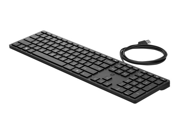 HP Desktop 320K - Tastatur - USB - Deutsch (Packung mit 12)