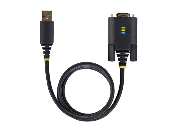 StarTech.com 6.6ft (2m) USB to Serial Adapter Cable, COM Retention, RS232 - Kabel USB / seriell - US