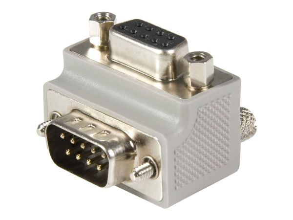 StarTech.com DB9 auf Seriell DB9 Kabel Adapter Typ 2 rechts gewinkelt - St/Bu - DB9 Koppler - Seriel