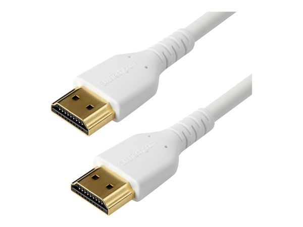 StarTech.com RHDMM1MPW HDMI Kabel (4K 60Hz, 1m, High Speed, HDMI 2.0, TPE- Kabel, mit Ethernet, robu