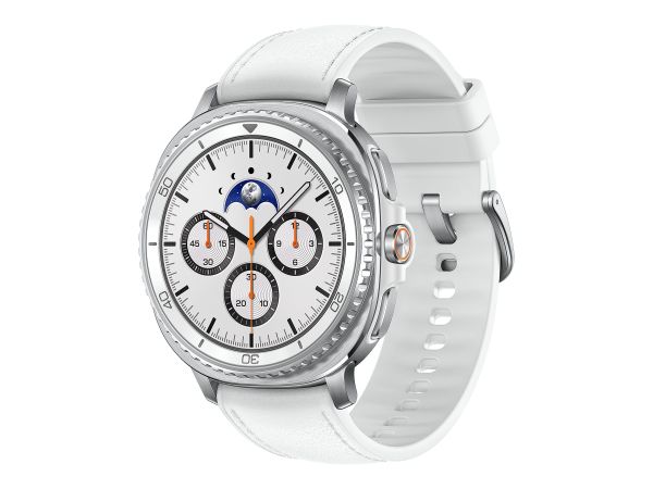 Samsung Galaxy Watch8 Classic - 46 mm - intelligente Uhr mit hybrid band - Hybrid-Eco-Leder - Bandgr