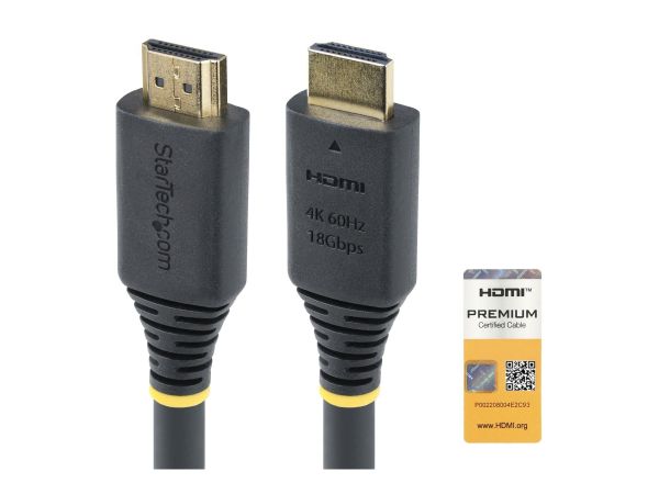 StarTech.com 7m (22.9ft) Premium Certified High Speed HDMI Cable, 4K60Hz