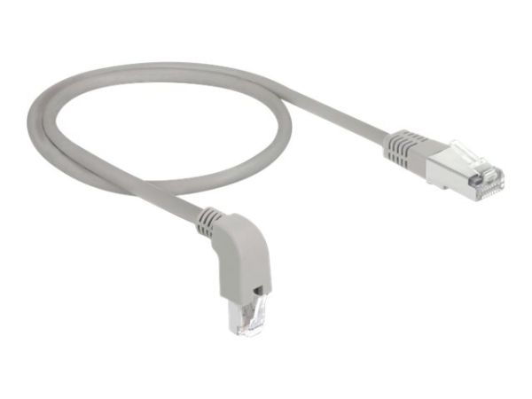 Delock Patch-Kabel - RJ-45 (M) nach unten gewinkelt zu RJ-45 (M)