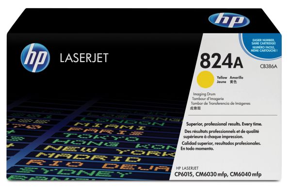 HP Bildtrommel 824A gelb für HP Color Laserjet CP6015/CM6030/CM6040