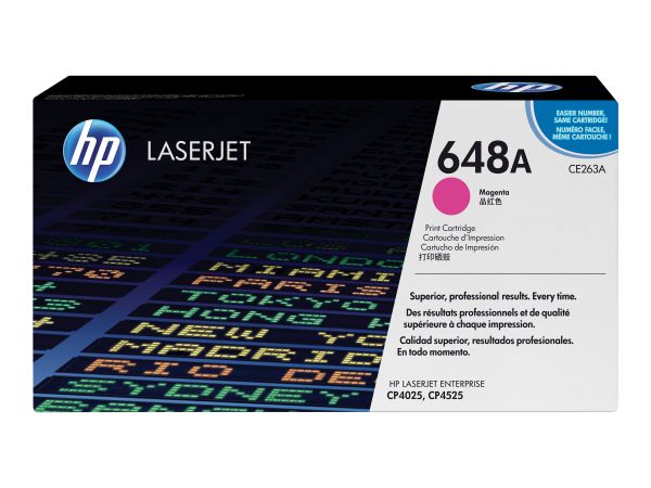 HP Toner 648A magenta für Color Laserjet CP4025/CP4525 ca. 11.000 Seiten