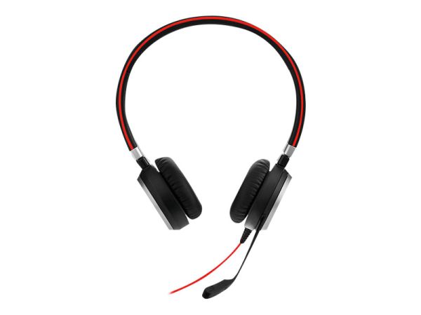 Jabra Evolve 40 MS Stereo USB-C, Kopfhörer,Kopfband, Büro/Callcenter, Schwarz, Binaural,