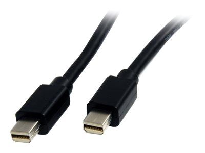 StarTech.com 1m Mini DisplayPort Kabel 1.2 - MiniDP 4k zu MDP - Stecker/Stecker - Schwarz - DisplayP