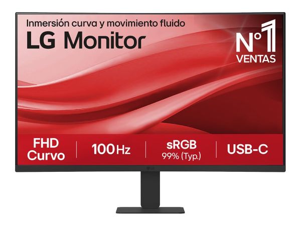 LG 27U421A-B - LCD-Monitor - gebogen - 68.6 cm (27")