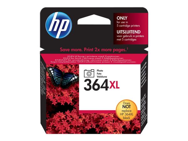 HP 364XL - 6 ml - Hohe Ergiebigkeit - Photo schwarz - original - Tintenpatrone (Foto)
