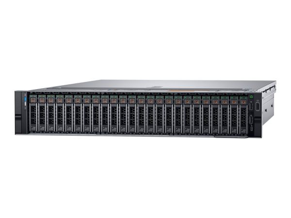 Dell PowerEdge R740 - Server - Rack-Montage - 2U - zweiweg - 1 x Xeon Silver 4210R / 2.4 GHz - RAM 3