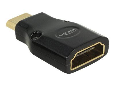 Delock Adapter High Speed HDMI with Ethernet - HDMI Mini-C male > HDMI-A female 4K - HDMI-Adapter -