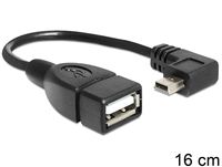 Delock USB-Kabel - Mini-USB, Typ B (M) zu USB (W)