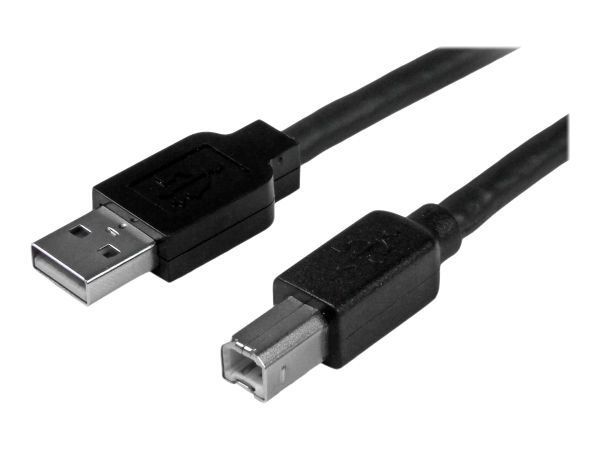 StarTech.com 15m aktives USB 2.0 A auf B Kabel - Stecker/Stecker - USB Druckerkabel 1x USB A / 1x US