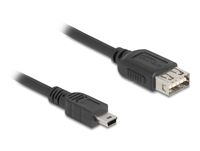 Delock USB 2.0 Kabel Typ Mini-B Stecker zu EASY Typ-A Buchse - Kabel - Digital/Daten