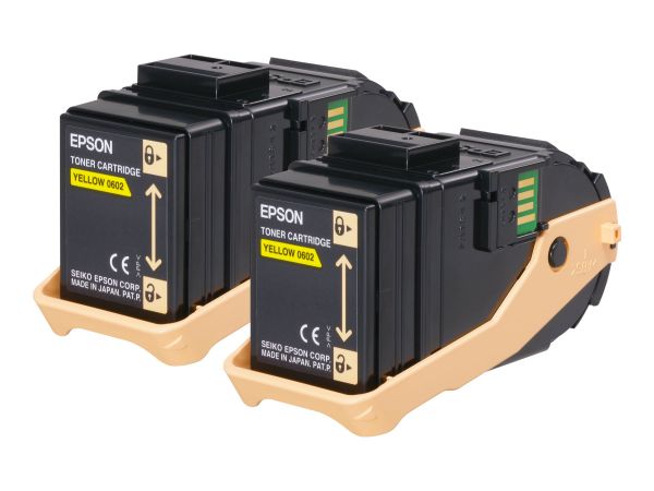 Epson Double Pack - 2er-Pack - Gelb - original