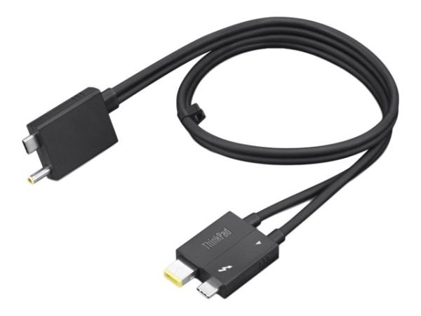 Lenovo Split Cable - Thunderbolt-Kabel - USB-C-/Stromanschluss zu 24 pin USB-C, Slim Tip